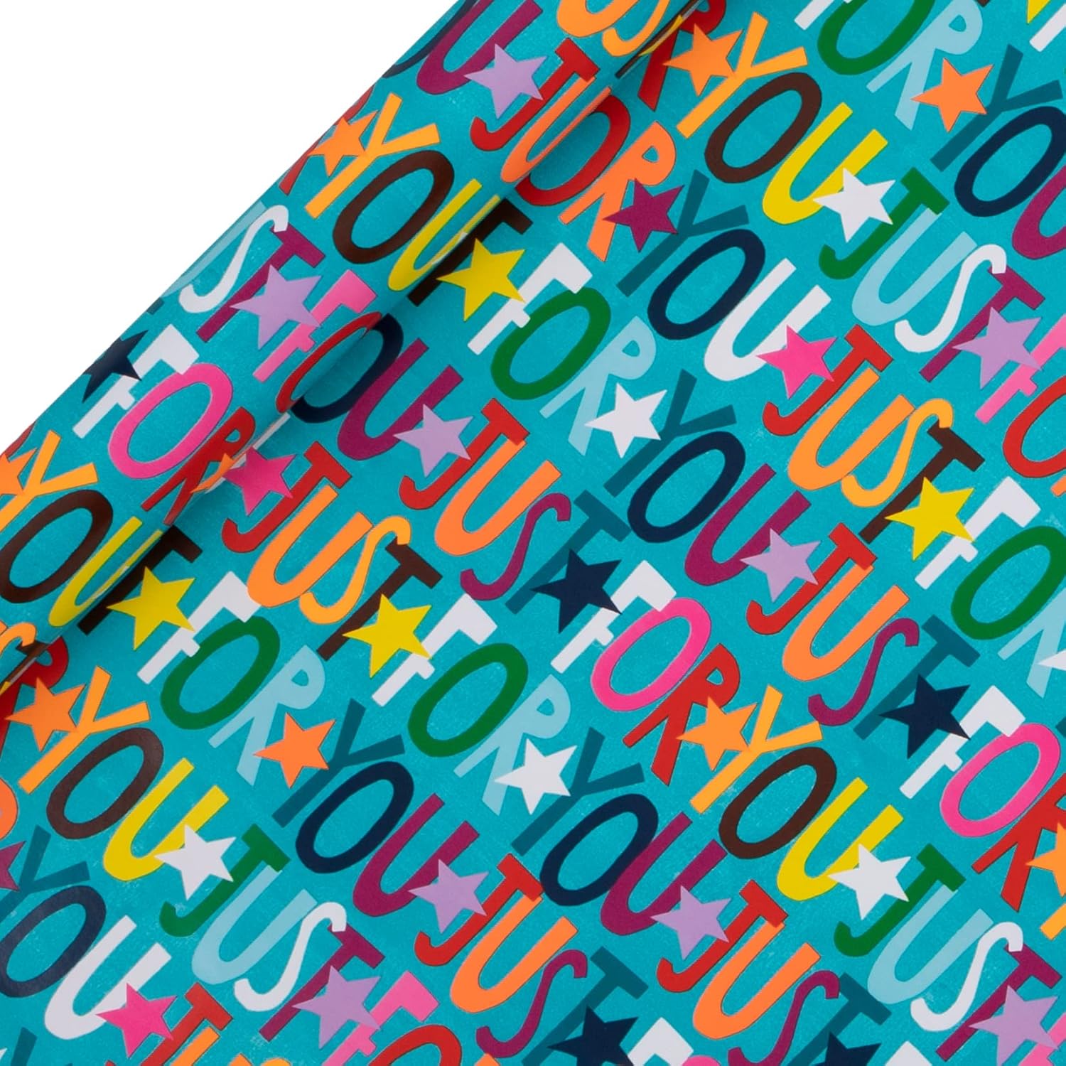 Glick Luxury Roll Wrap, Just For You Happy Birthday Wrapping Paper