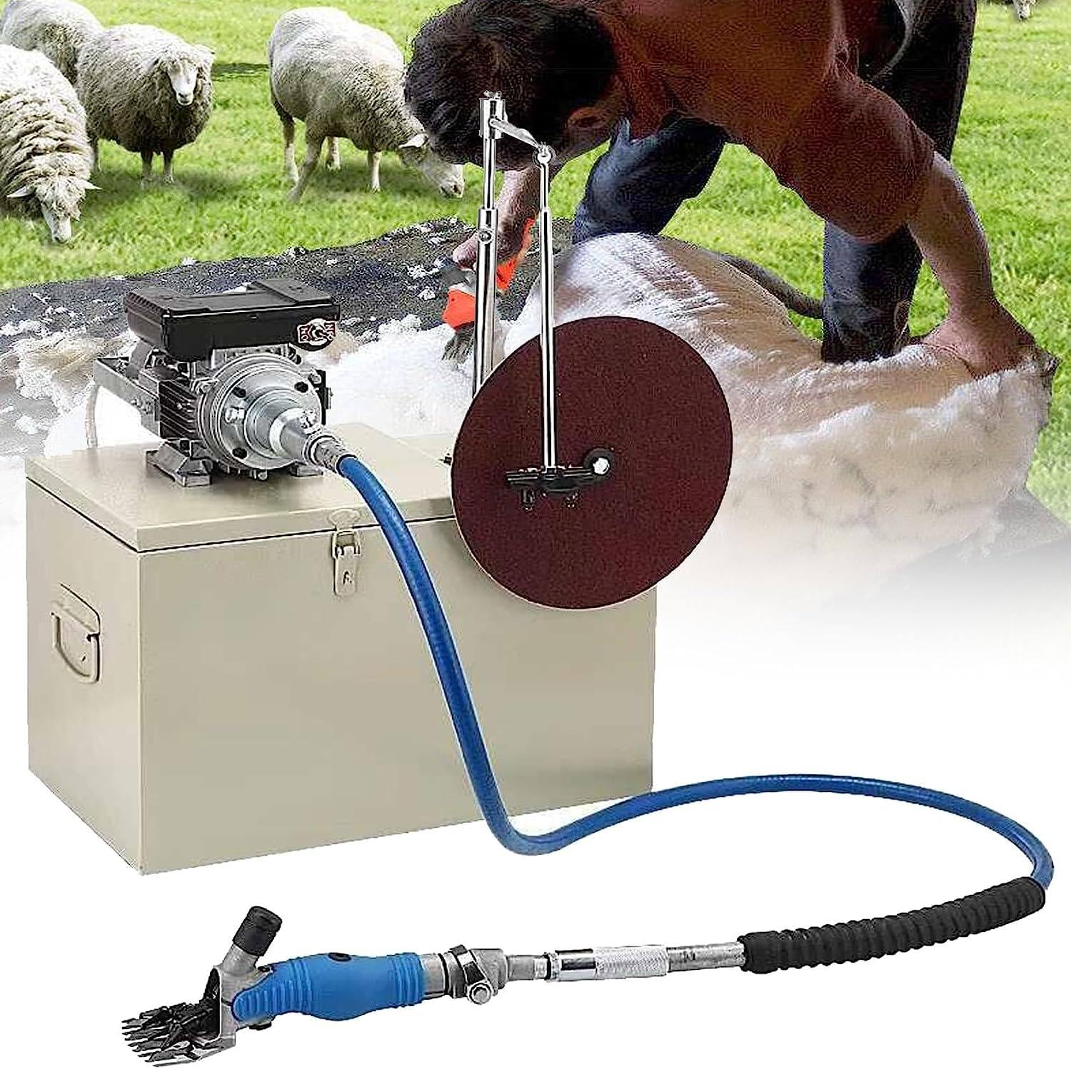 Tosatrice elettrica, tagliatrice di lana ad alta potenza per uso agricolo su pecore, capre, bovini e cavalli