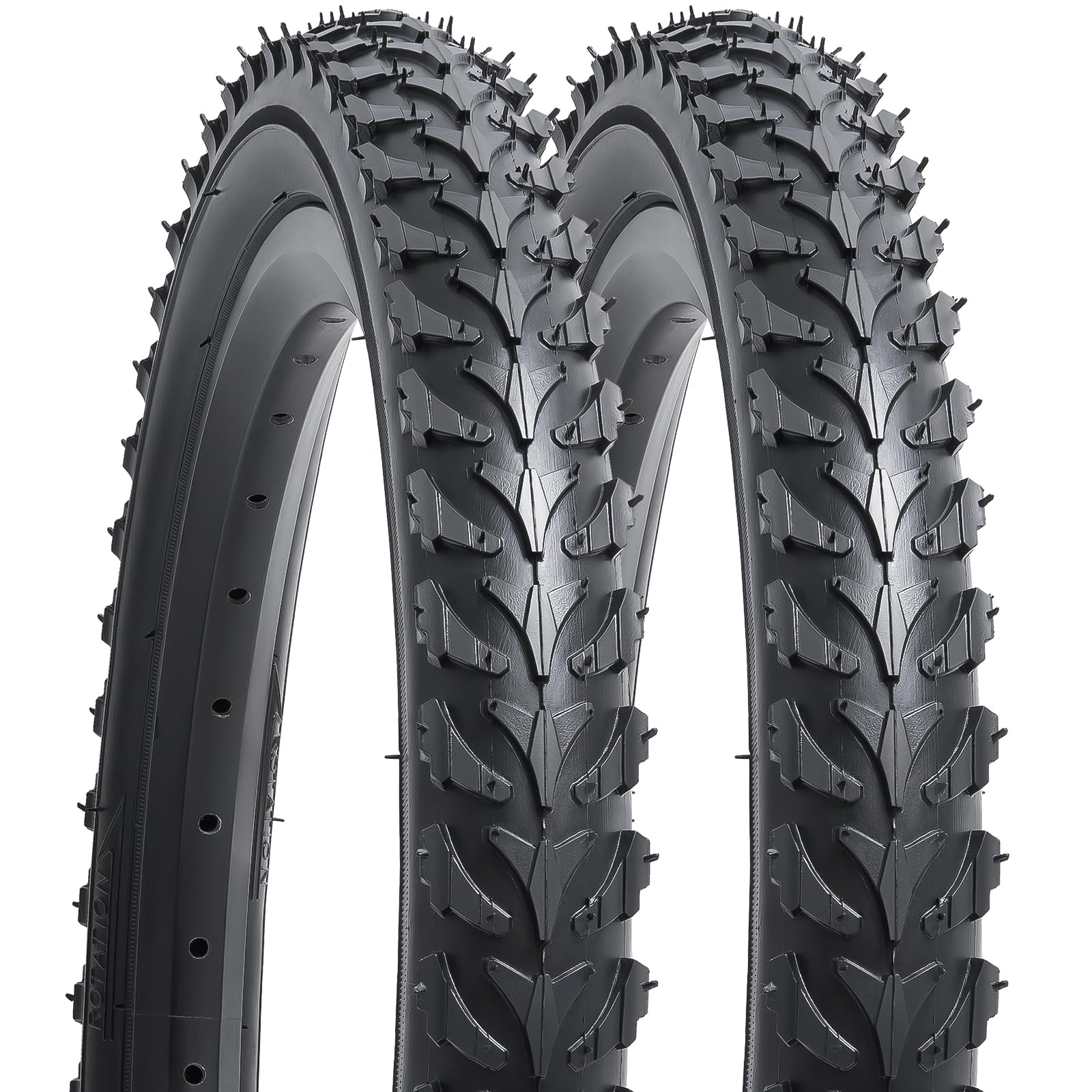 YUNSCM 2-PCS 16 Pulgada Bicicleta Cubierta 16x1.75/47-305 Compatible with Montaña Bicicleta 16x1.75 Enfant Bike Cubierta(Y-521)