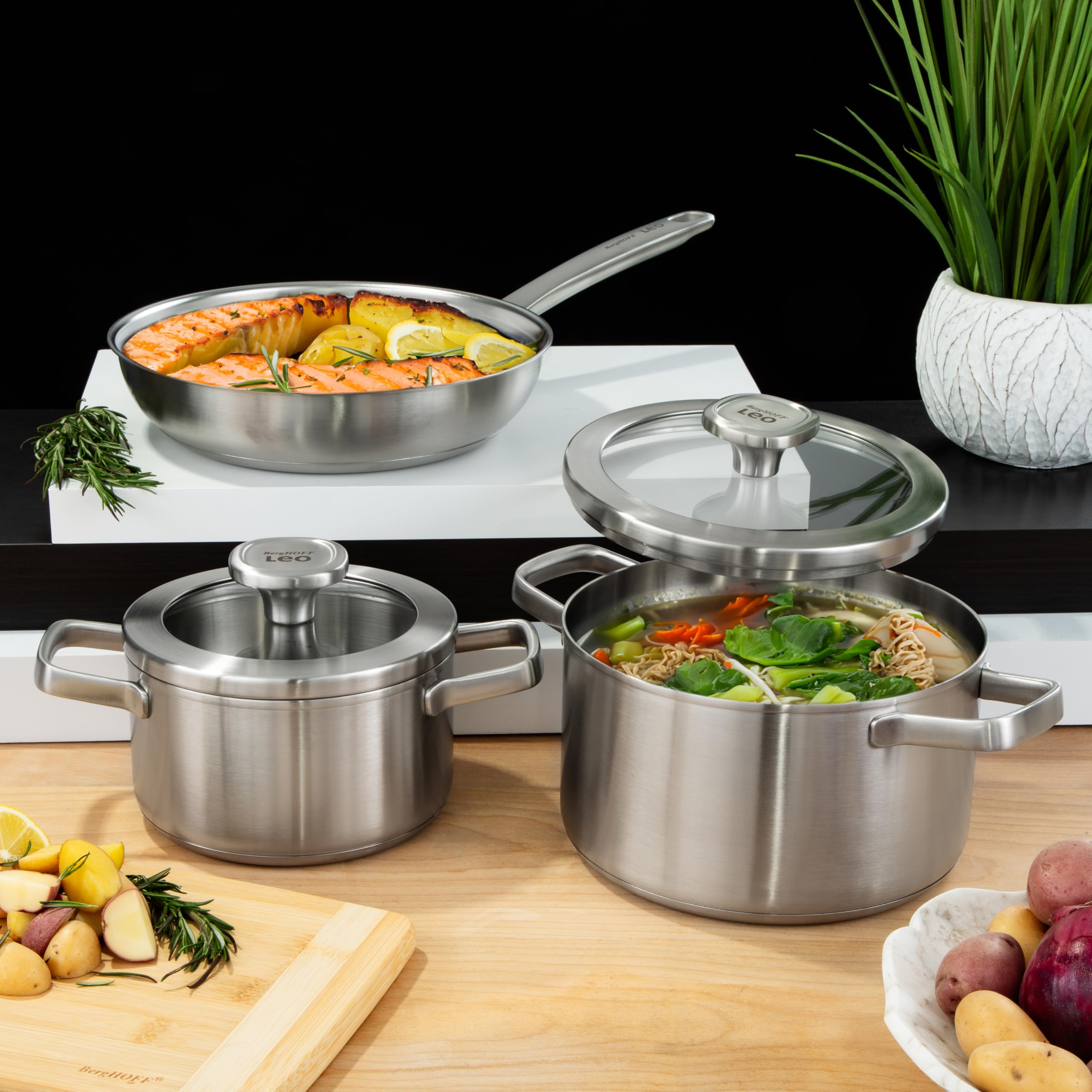 Padella Profonda Kamberg 24 Cm - Rivestimento Antiaderente Senza PFOA | Per Tutti I Fuochi E Forno - Foto 5