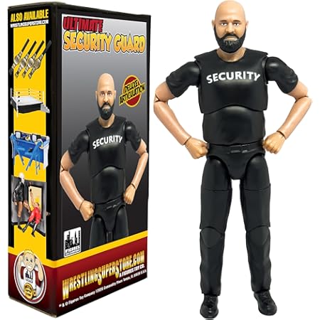 Ultimate Security Guard with Deluxe Articulation for Wrestling Action Figures