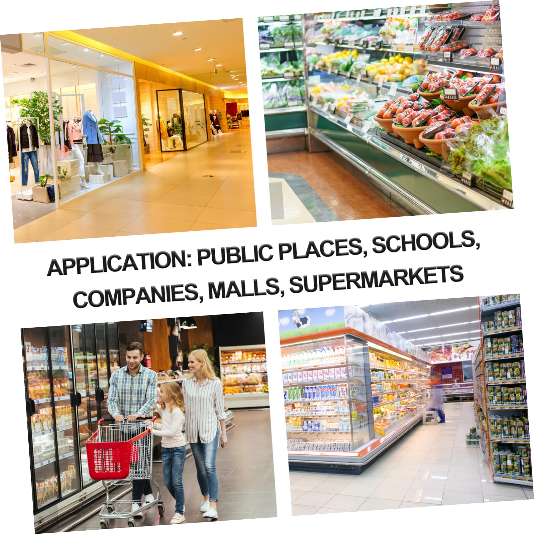 HOODANCOS 5pcs Social Distance Safety Stickers Arrows One Way Floor Signs Adhesive Warning Labels for Stores