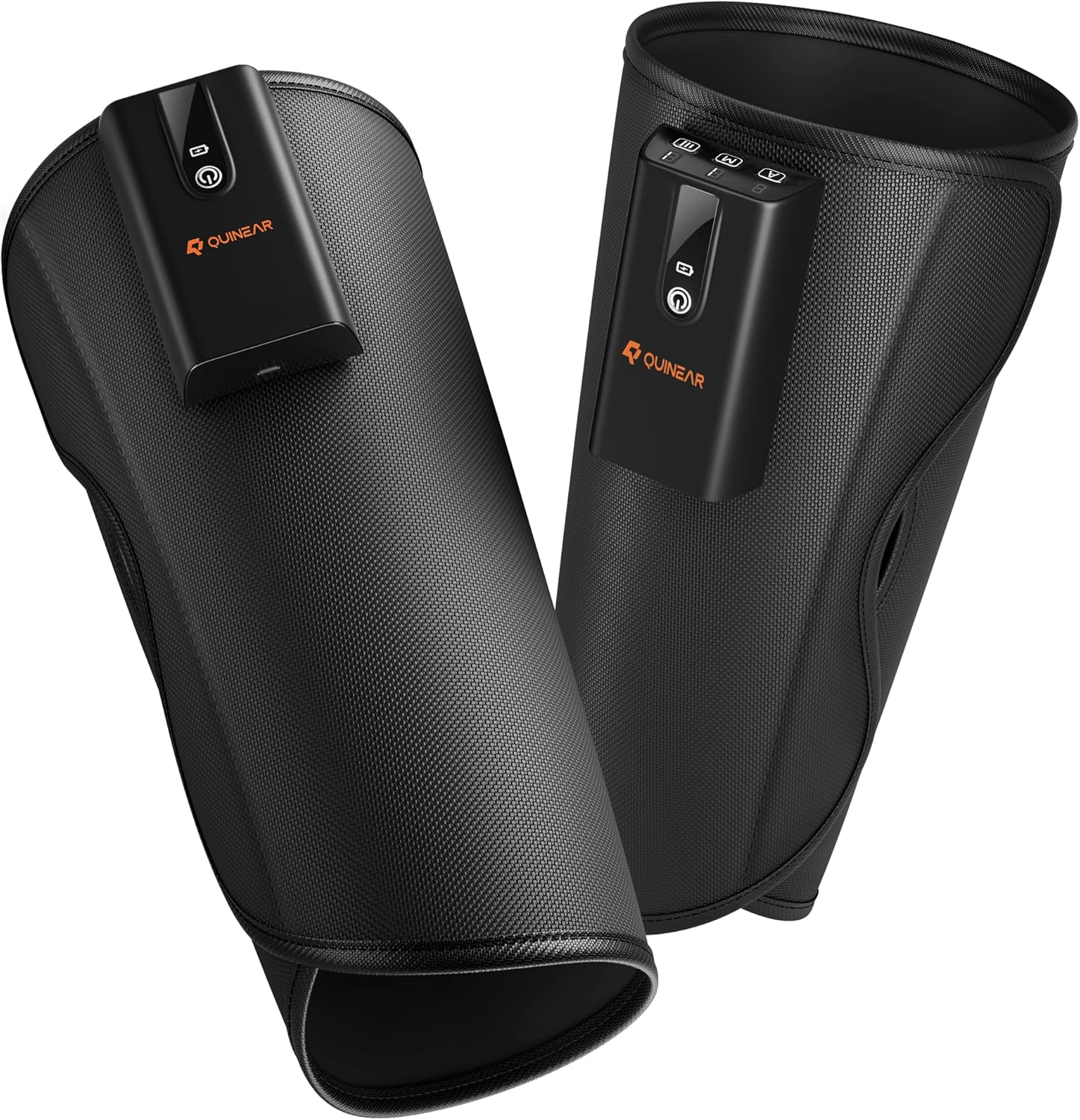 QUINEAR Rechargeable Calf Massager with Air Compression, Leg Massager for Circulation and Pain Relief, Portable Leg Massager with 6 Intensities & 3 Modes, Fast Recovery for Swelling, Relax for Gym