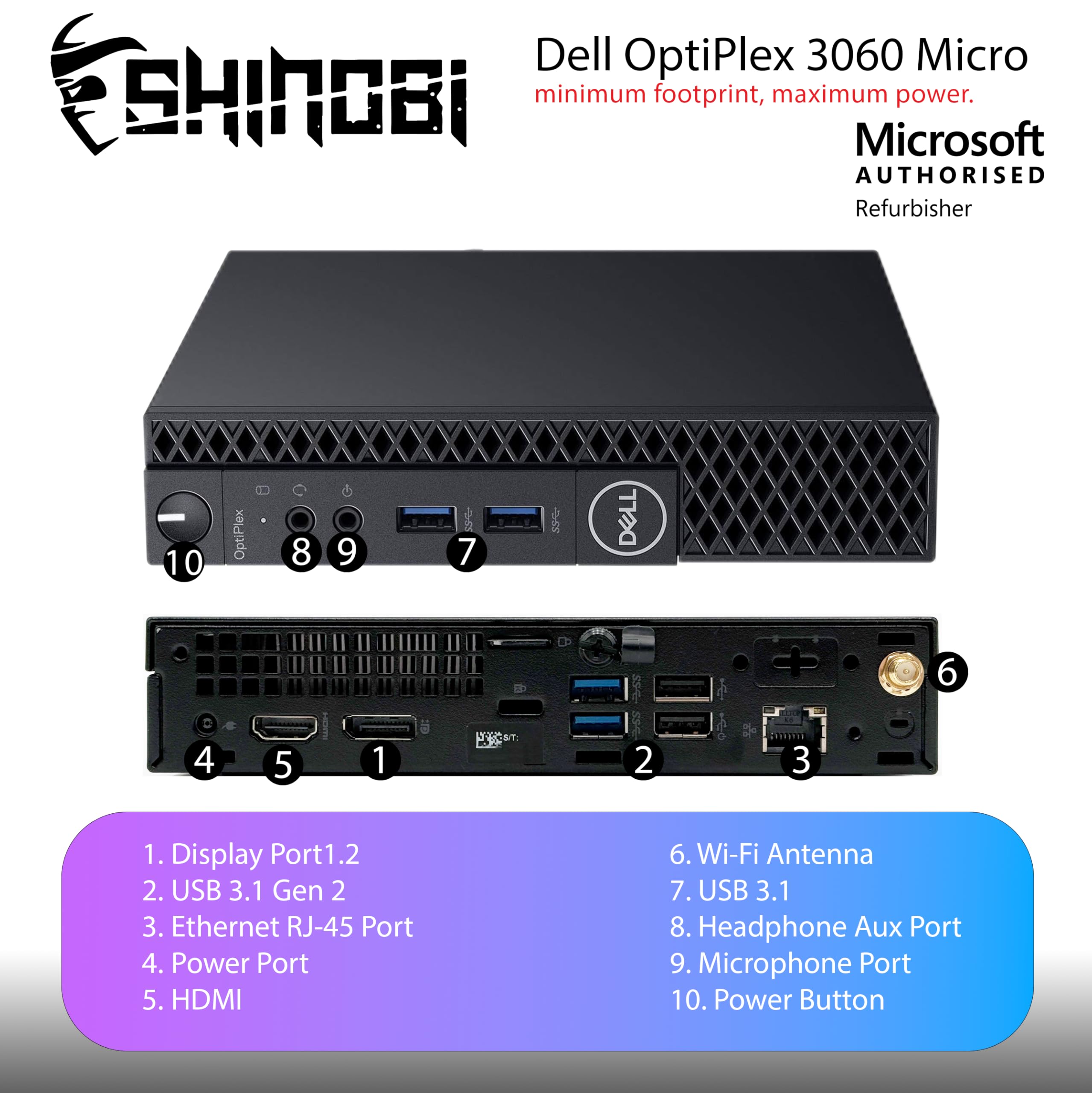 Amazon.com: Dell OptiPlex 3060 Micro PC | Intel Core i5-8500T