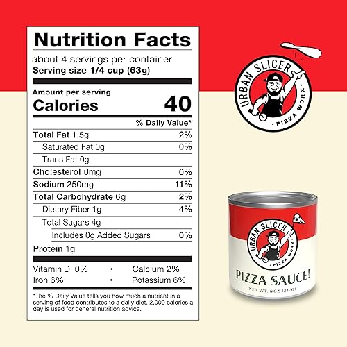 Miniatura 2 de Urban Slicer Pizza Worx - Salsa para pizza! - Auténtica y rica salsa de tomate - Gourmet, listo para usar - Latas de 8 oz - Paquete de 12