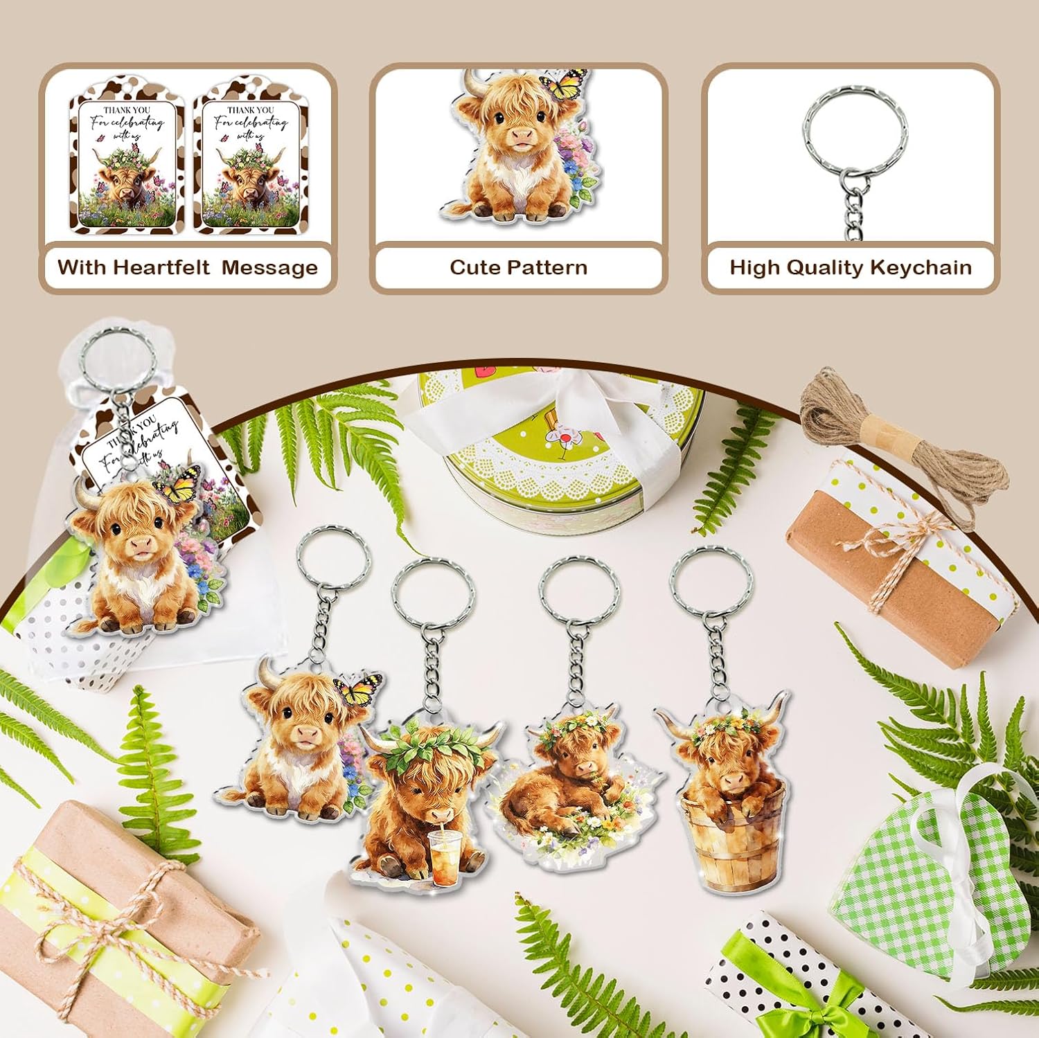 Baby Shower Decorations, 72Pcs Party Favors for Birthday Gender Reveal Party Supplies image 3