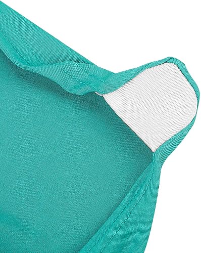 Vista 154 de Funda de silla Peomeise plegable, de elastano para banquete de boda, comedor, evento. Blanco