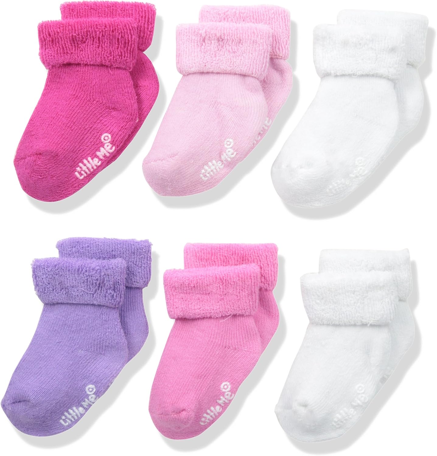 Little Me Baby Girl Socks, 6 Pack: Clothing, Shoes & Jewelry