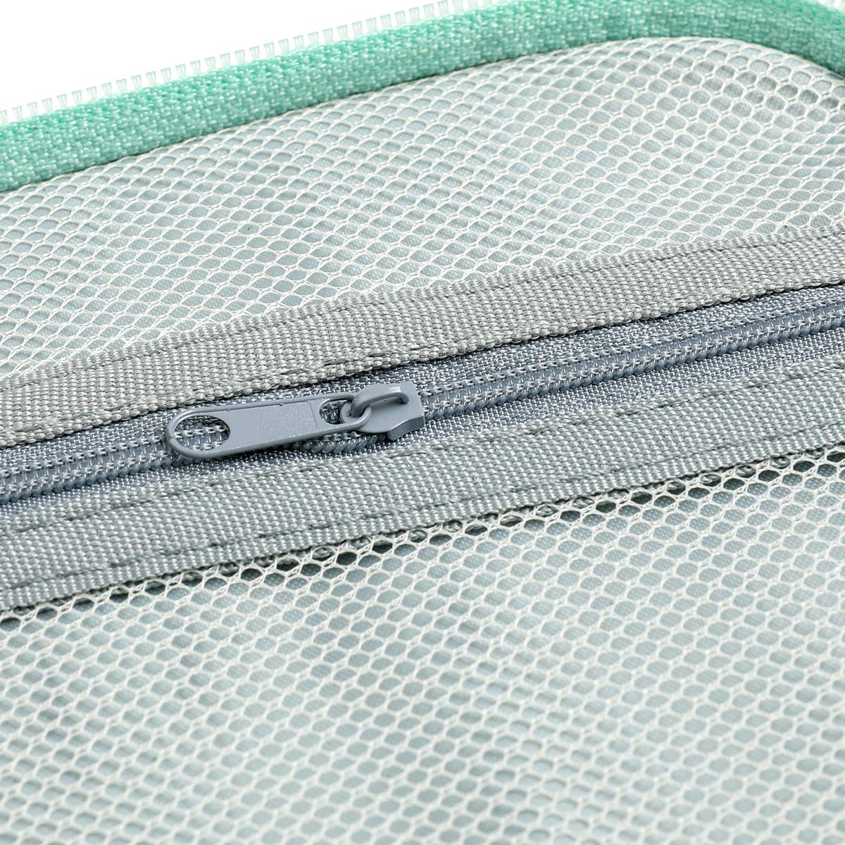 Häkelnadeltasche, Reißverschluss-Aufbewahrungstasche mit Webtaschen für Häkelnadeln/Strickzubehör/Häkelnadel-Set, leicht, einfach zu halten