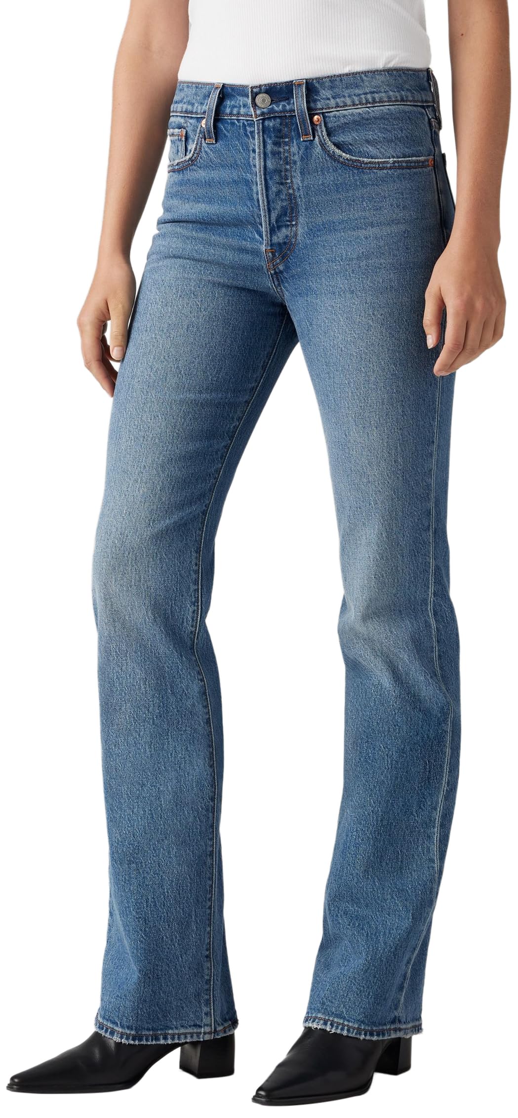 Levi's Wedgie Boot - Dżins Kobiety