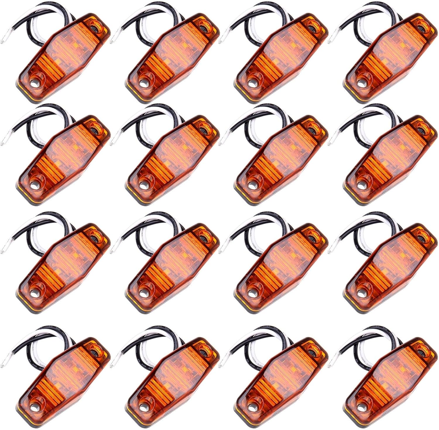 LBRST 2.5" Oval Trailer Led Side Fender Marker Clearance