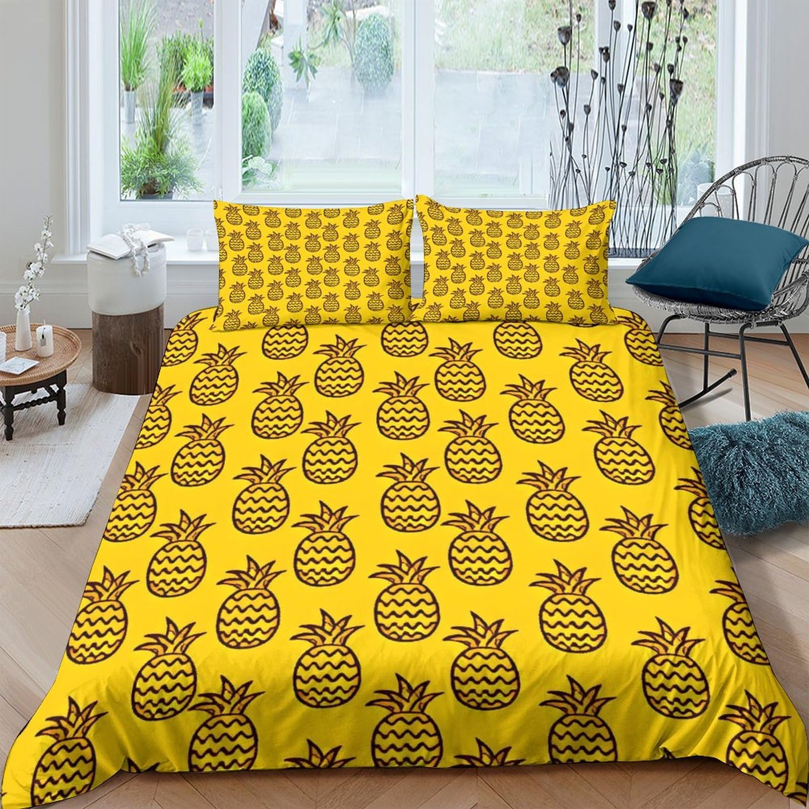Housse de couette fruit exotique en microfibre supérieure avec impression 3D haute définition