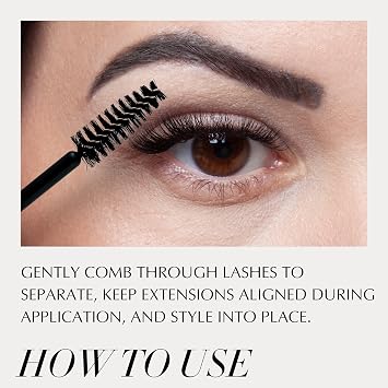 Xtreme Lashes Disposable Lash Styling Brushes, 50 Pack | Lint-Free Mascara Spoolies for Grooming & Separation, Hygienic Single-Use Wand, Lash Extension Safe