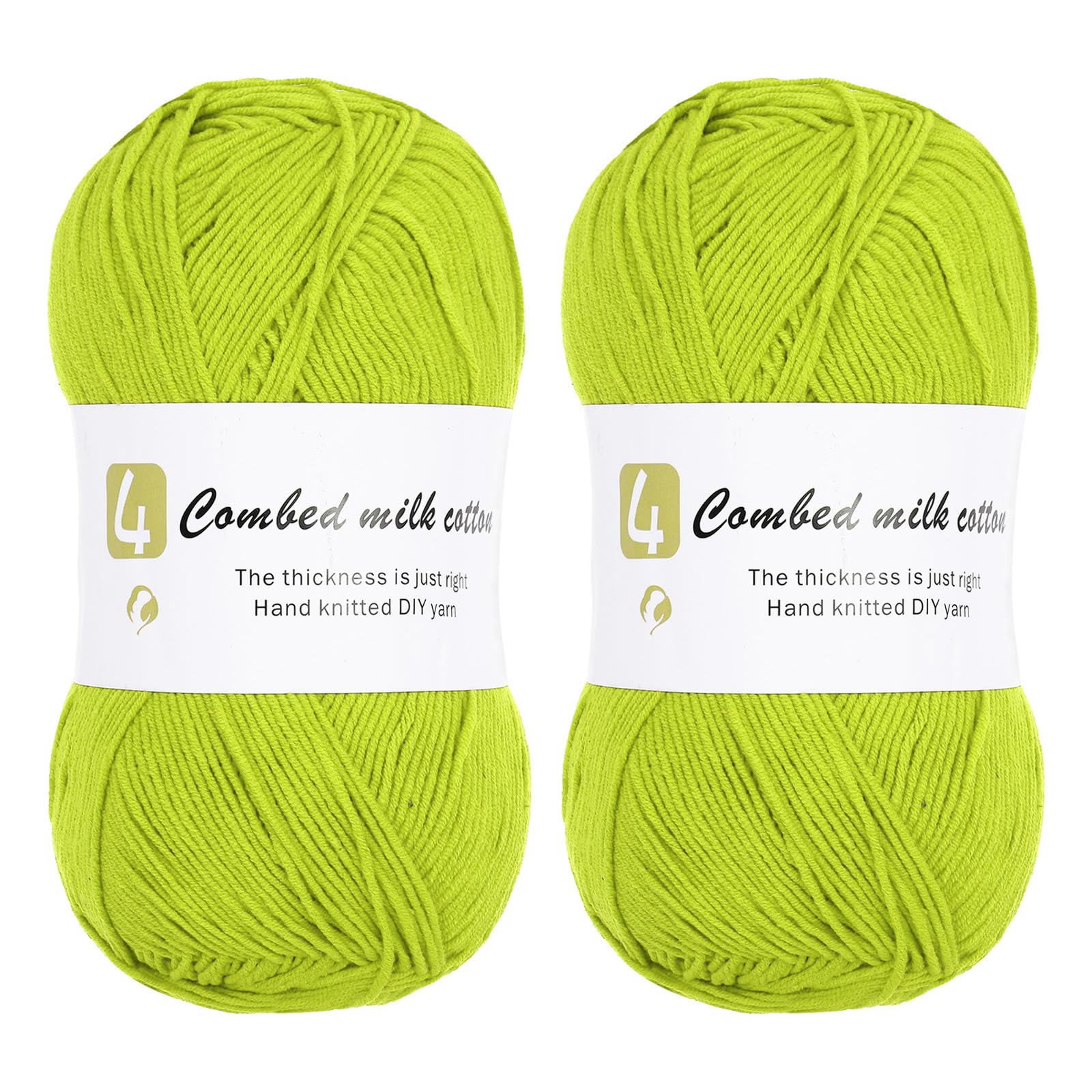 Fil de coton doux 60% coton pour tricotage régulier de coussin au crochet