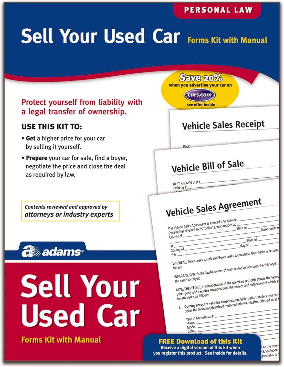 Buy Adams Used Car Selling Kit Online Kuwait Ubuy