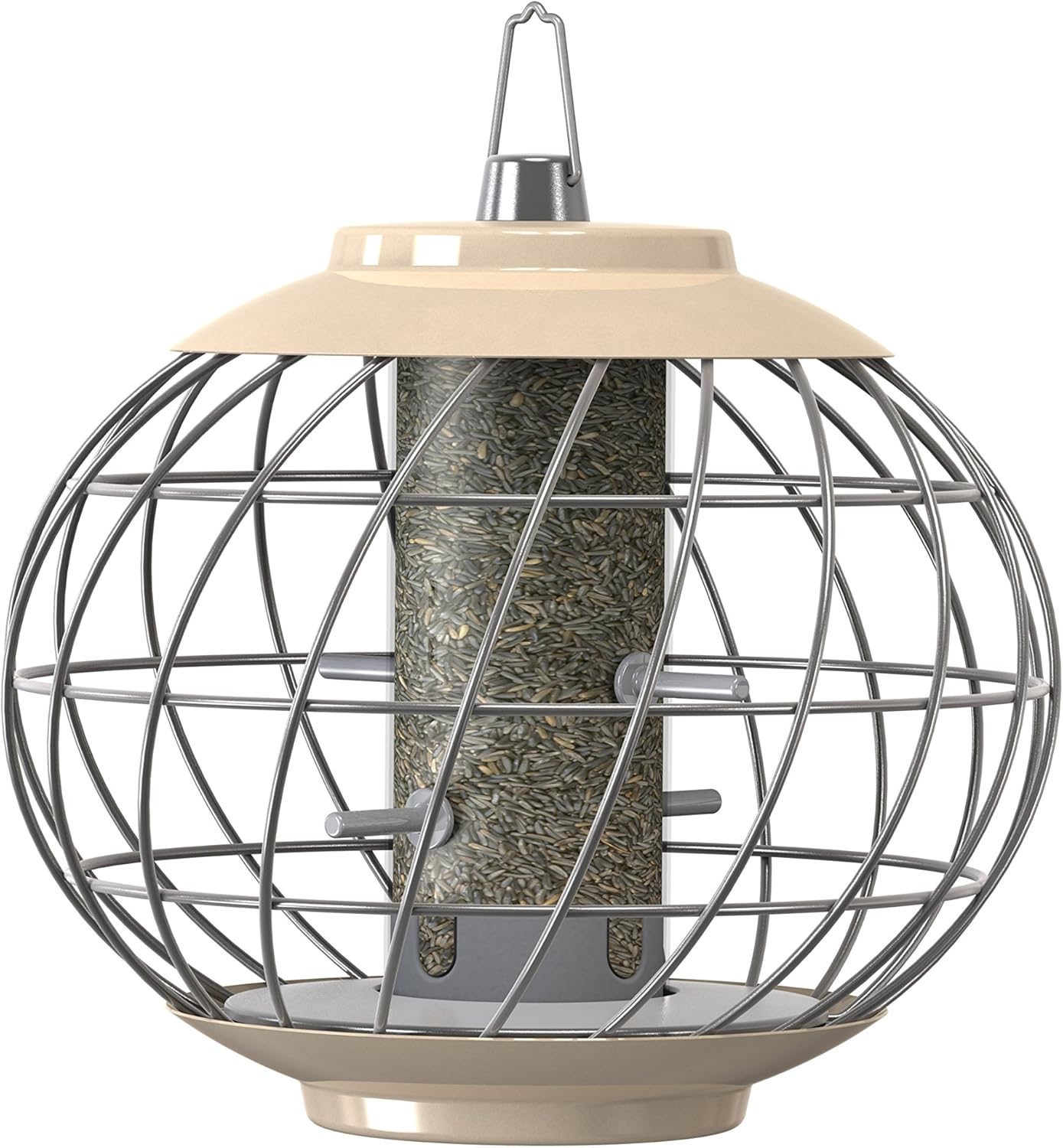 The Nuttery Helix Nyjer Squirrel Proof Bird Feeder Hanging Nyjer
