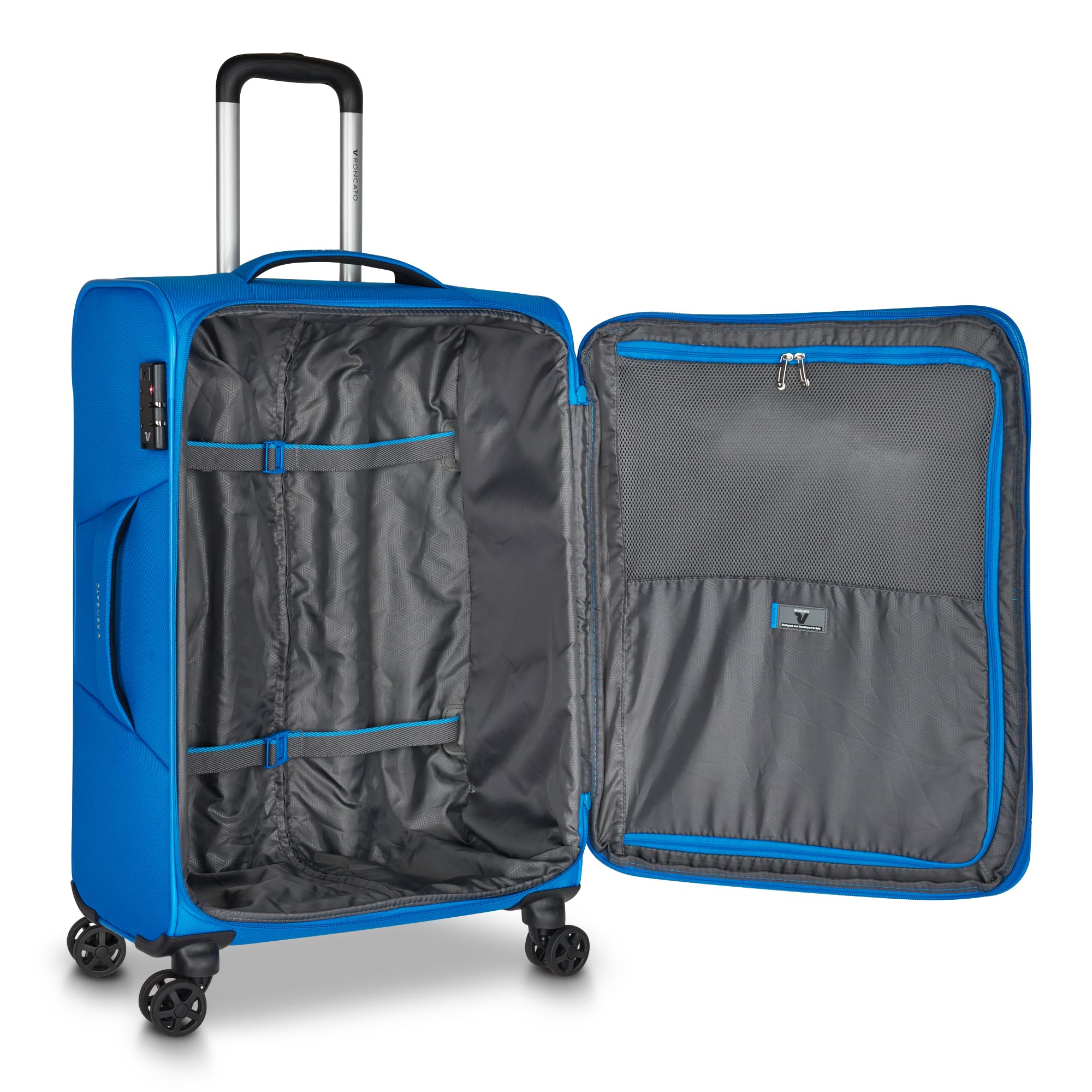 Roncato Jazz 4.0 Valise Moyenne 65 cm Extensible - Bluette