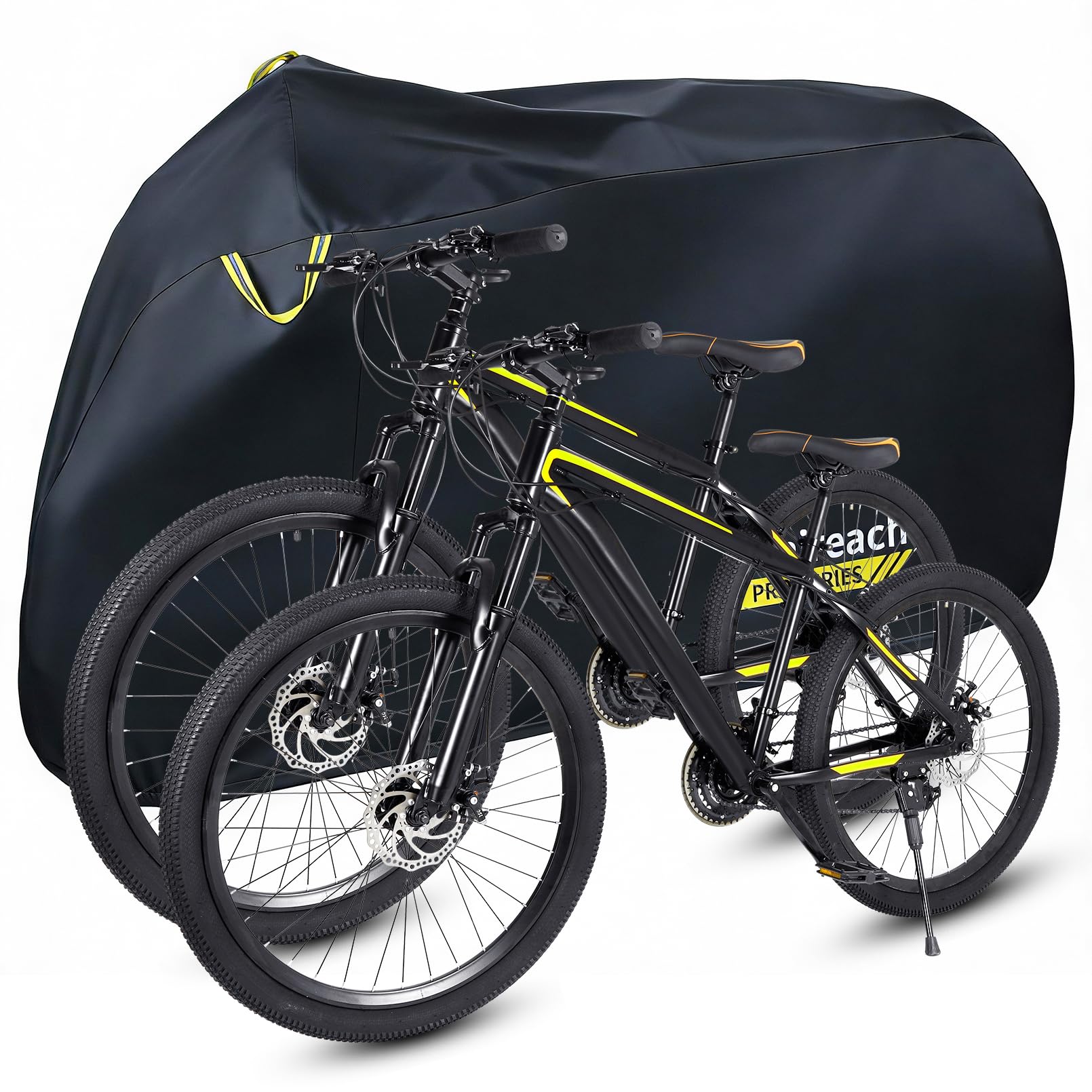 vision 自転車カバー 黒 ロゴ入り Amazon.co.jp: Faireach 自転車カバー 防水 厚手 破れにくい 【420D超