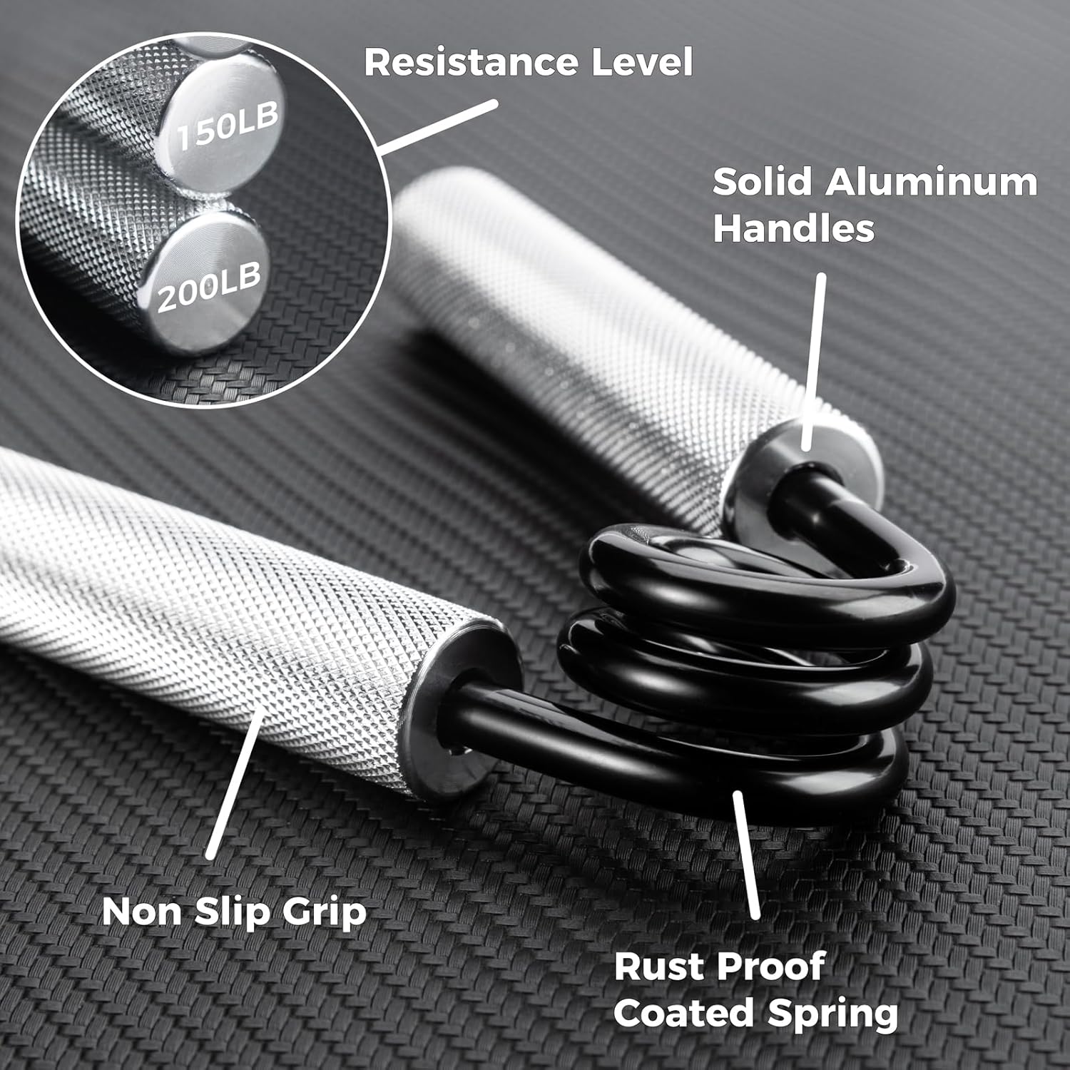 Grip Strength Trainer 4 Pack,Metal Grip Strength Set 50lb-200lb Hand Grip Gripper Strengthener,Finger Strength Training,Exercise Wrist Forearm Strengthener Muscle Building and Injury Recovery