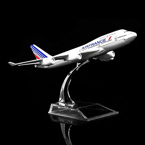 Miniatura 6 de 24-Hours Air France Plane B747 Aleación Metal Avión Modelos Die-cast 1400