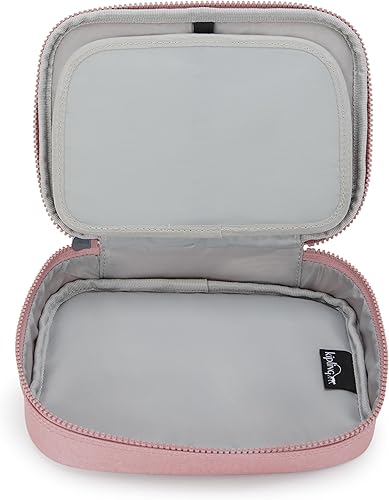 Vista 167 de Kipling - Estuche impreso para 100 bolígrafos para mujer, accesorios de organización, suministros de arte, maquillaje, organizador de viaje Aqua