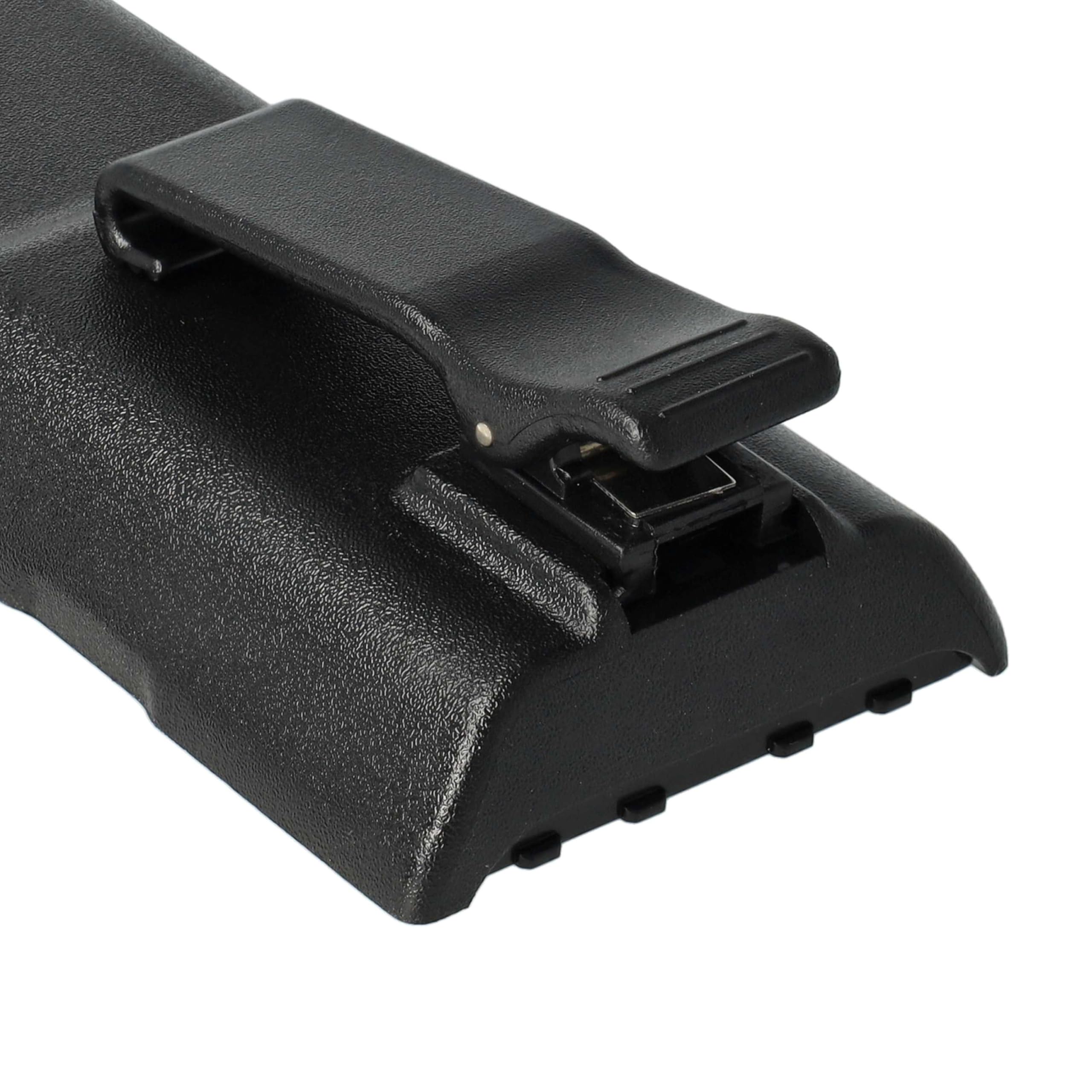 vhbw 2x Battery compatible with Motorola CP450, GP300, GP308, CP450LS, CP250 Radio, Walkie-Talkie (1800 mAh, 7.5 V, NiMH) + Belt Clip — view 7