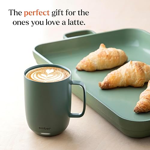 Miniatura 114 de Ember Taza inteligente con control de temperatura, 2, 14 onzas, taza de café calentada controlada por aplicación con duración de la batería de 80
