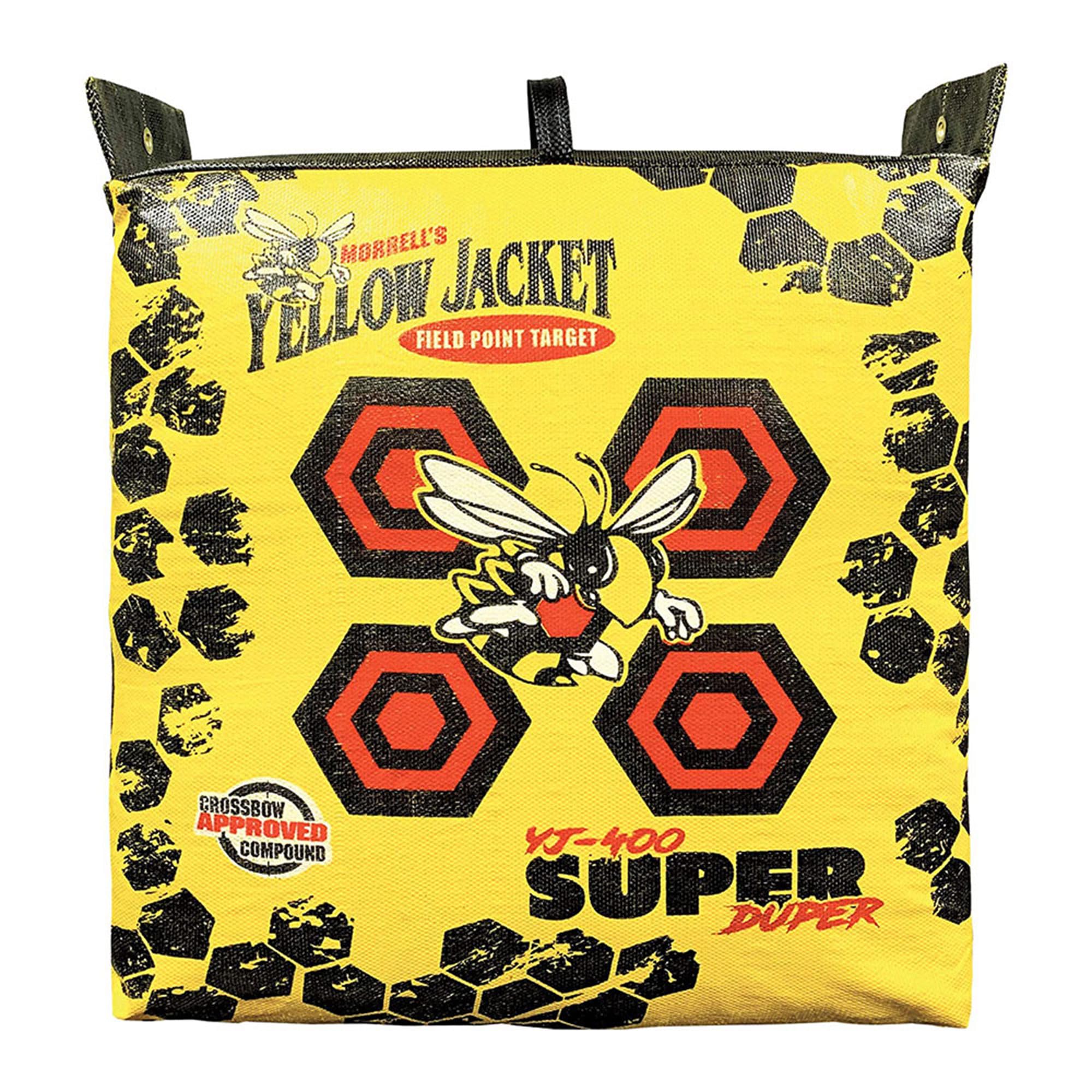Morrell Super Duper Field Point Bow Targets Archery Block Bag for High Speed Compound Bows and Crossbows Outdoor Target Practice, 2 Pack, Yellow