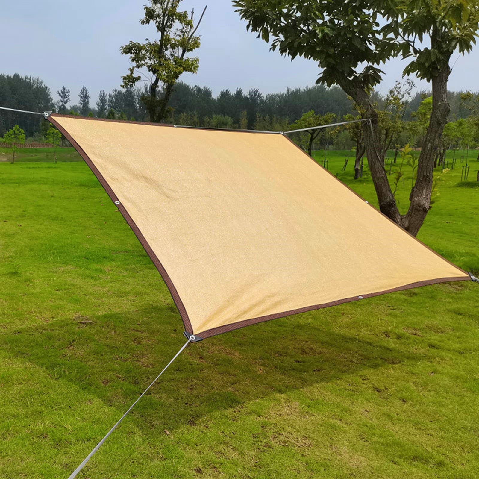 Voile d'ombrage rectangulaire pour supprimer le vis-à-vis
