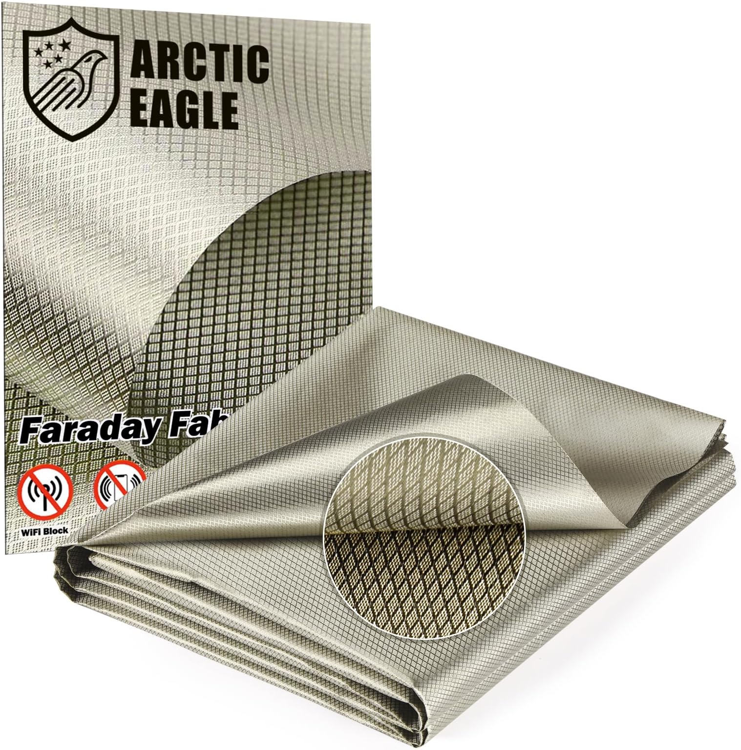 Faraday Fabric – Conductive Electromagnetic Interference Reduction Cloth for Faraday Cage (43" x 118")