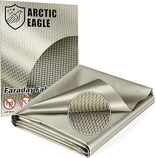Faraday Fabric - Faraday Cloth for EMP Shield and Faraday Cage (43" x 118")
