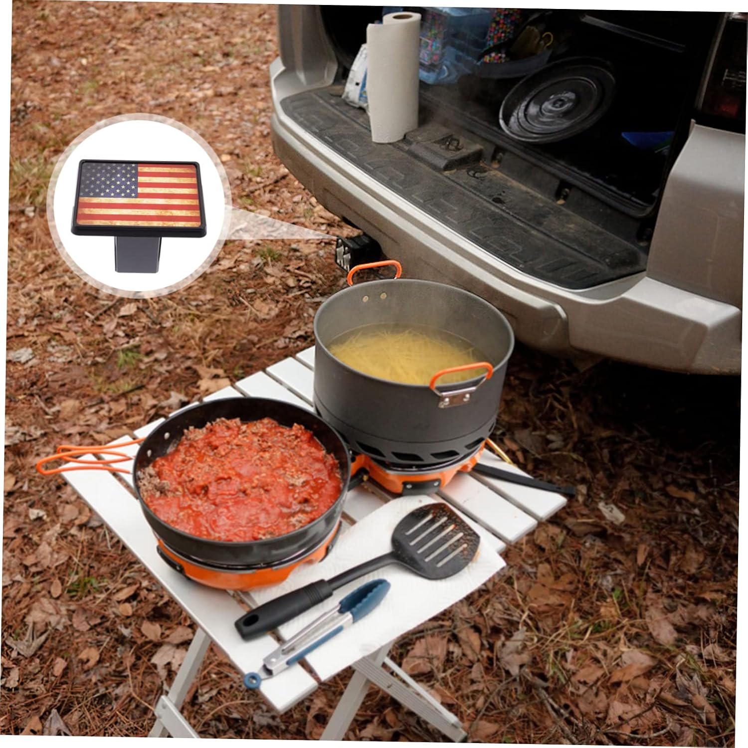GLEAVI 1pc Tow Hitch Cover Protective Insert for Trailer Receiver Tube Stylish Design Easy to Install for Cars Suvs and Trucks