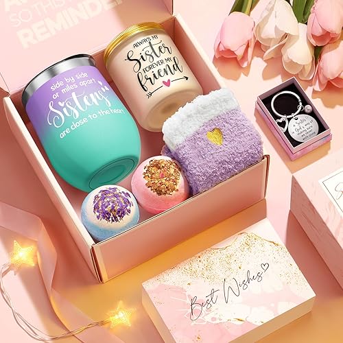 Miniatura 4 de Regalos para hermanas de hermana, regalos de cumpleaños para hermana de hermano, regalos de cumpleaños para mejor amiga, para cuñada, hermana del
