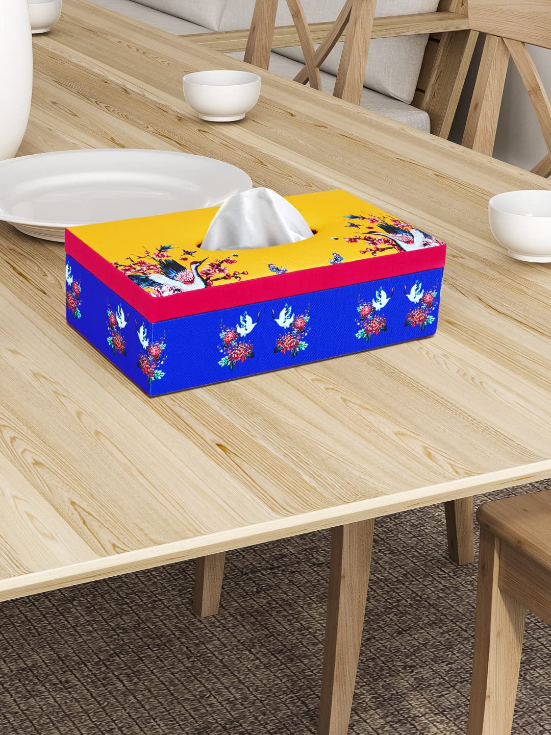 SEJ by Nisha Gupta Tissue Paper Box Holder/Rectangular Napkin Holder