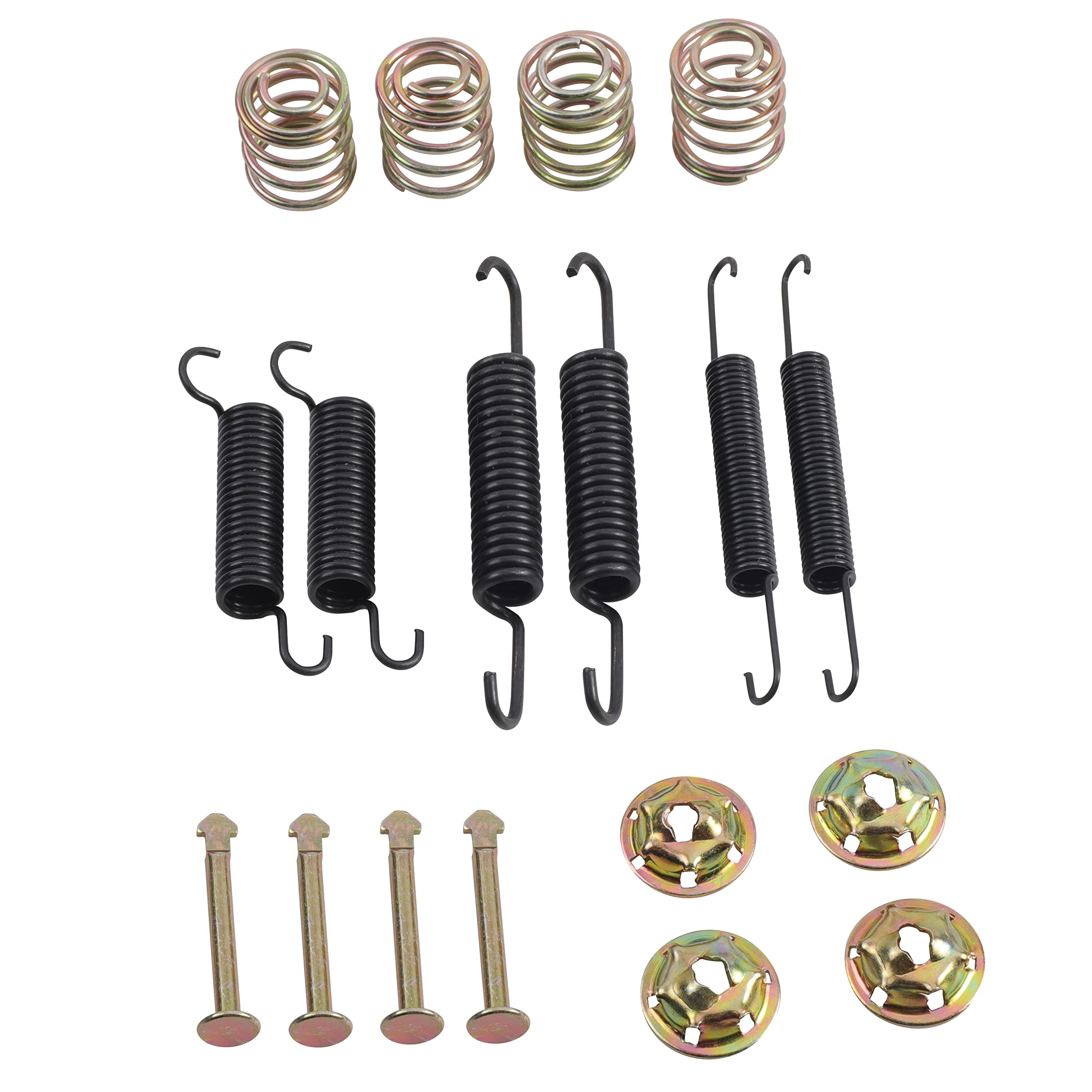 Roykaw EZGO Bremsbacken und Federsatz für TXT/ST350/Workhorse und Yamaha 1993 - G14, G16, G19-G22 Golf Cart Modelle ersetzt # 27943G01, 70794G01, 70795G01