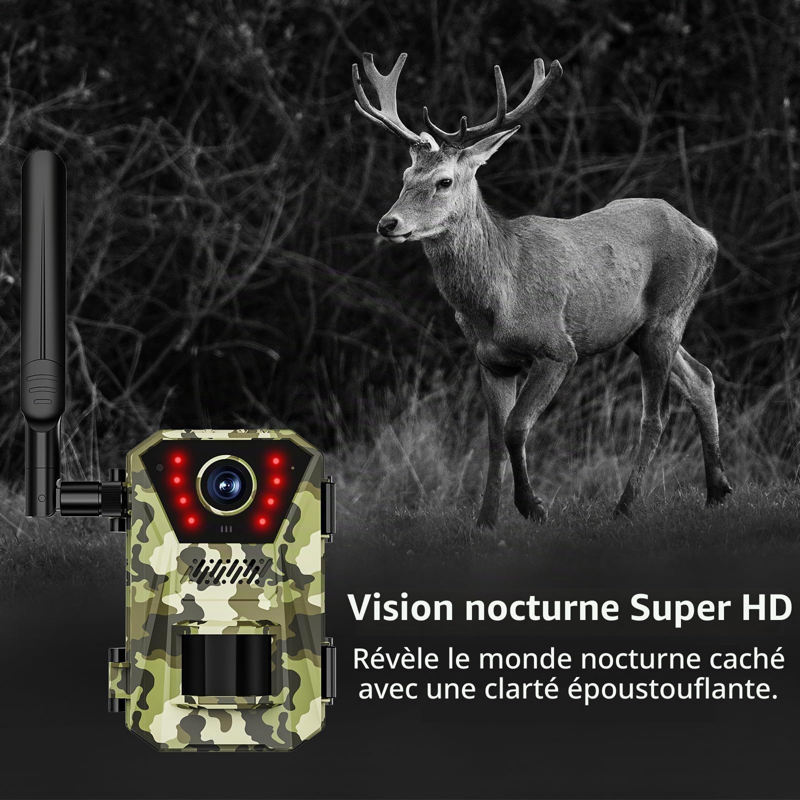 Korons Caméra de Chasse(64GB)