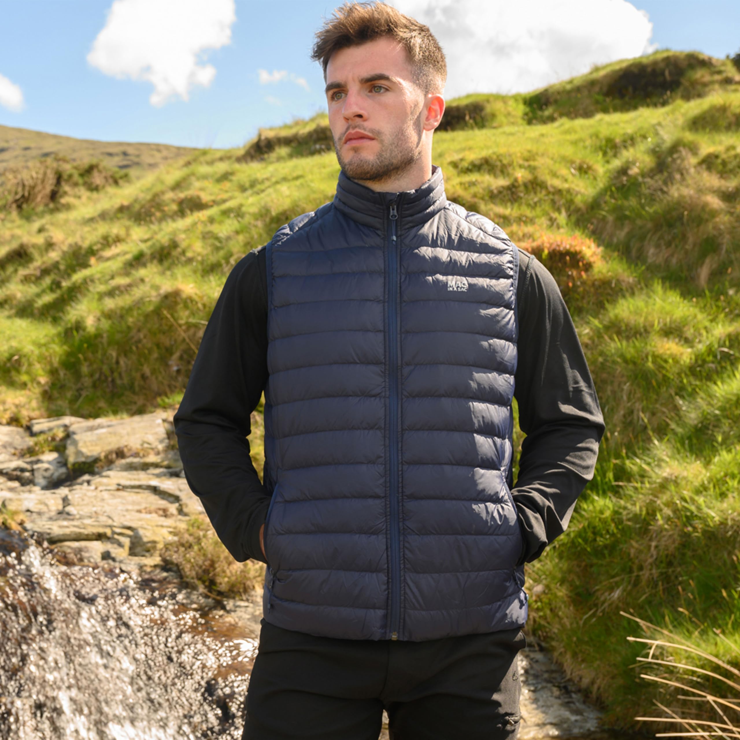 Mac in a Sac Alpine Mens Down Gilet Piumino a gilet Uomo