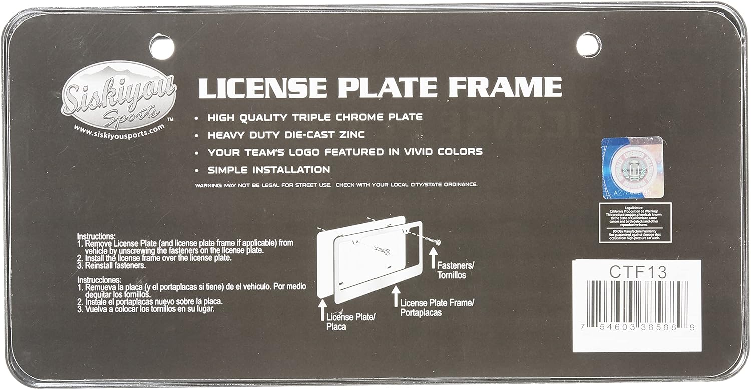 NCAA Alabama Crimson Tide Steel Tag Frame