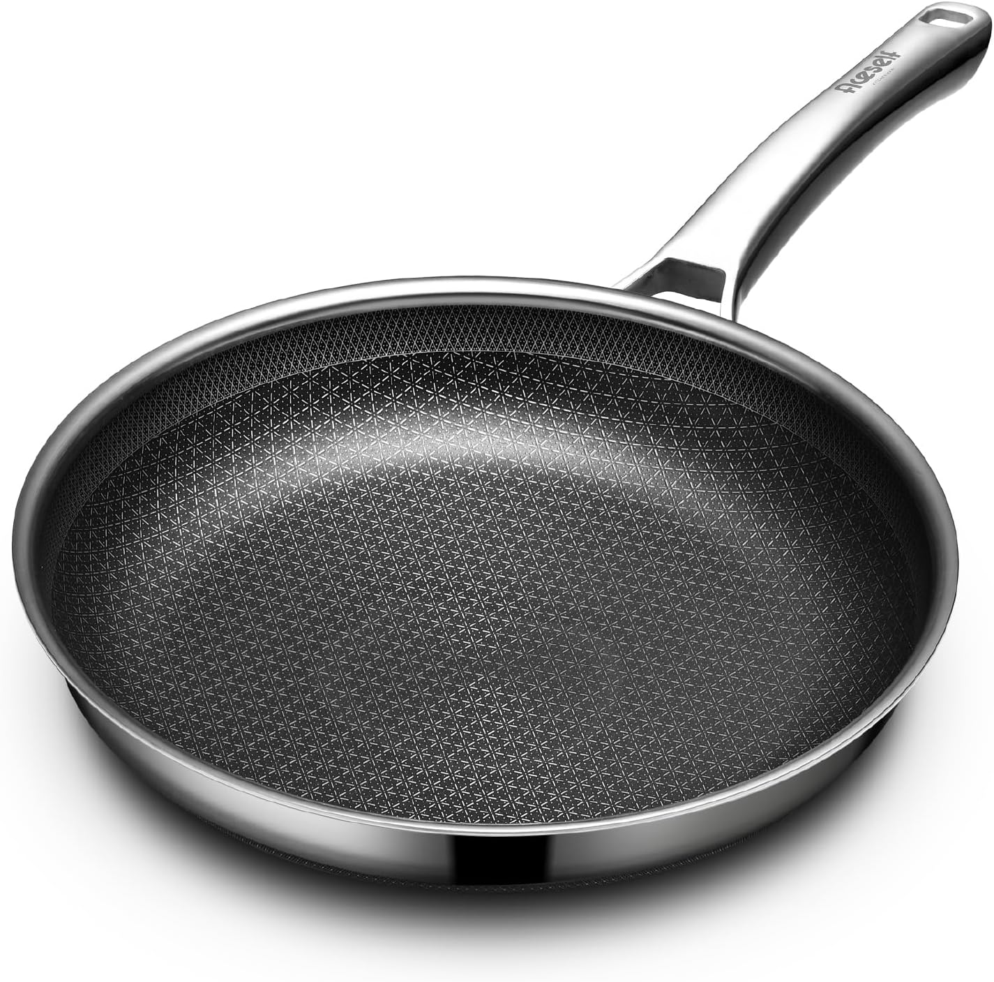 All-in-One Pan,Always Nonstick Pan,Deep Frying Pan with Lid(11-inch), Multipurpose Saute pan with Steaming Rack,Strainer and Oil Drain Rack,PFOA Free chef’s pan,Dishwasher and Oven Safe (Cerulean)