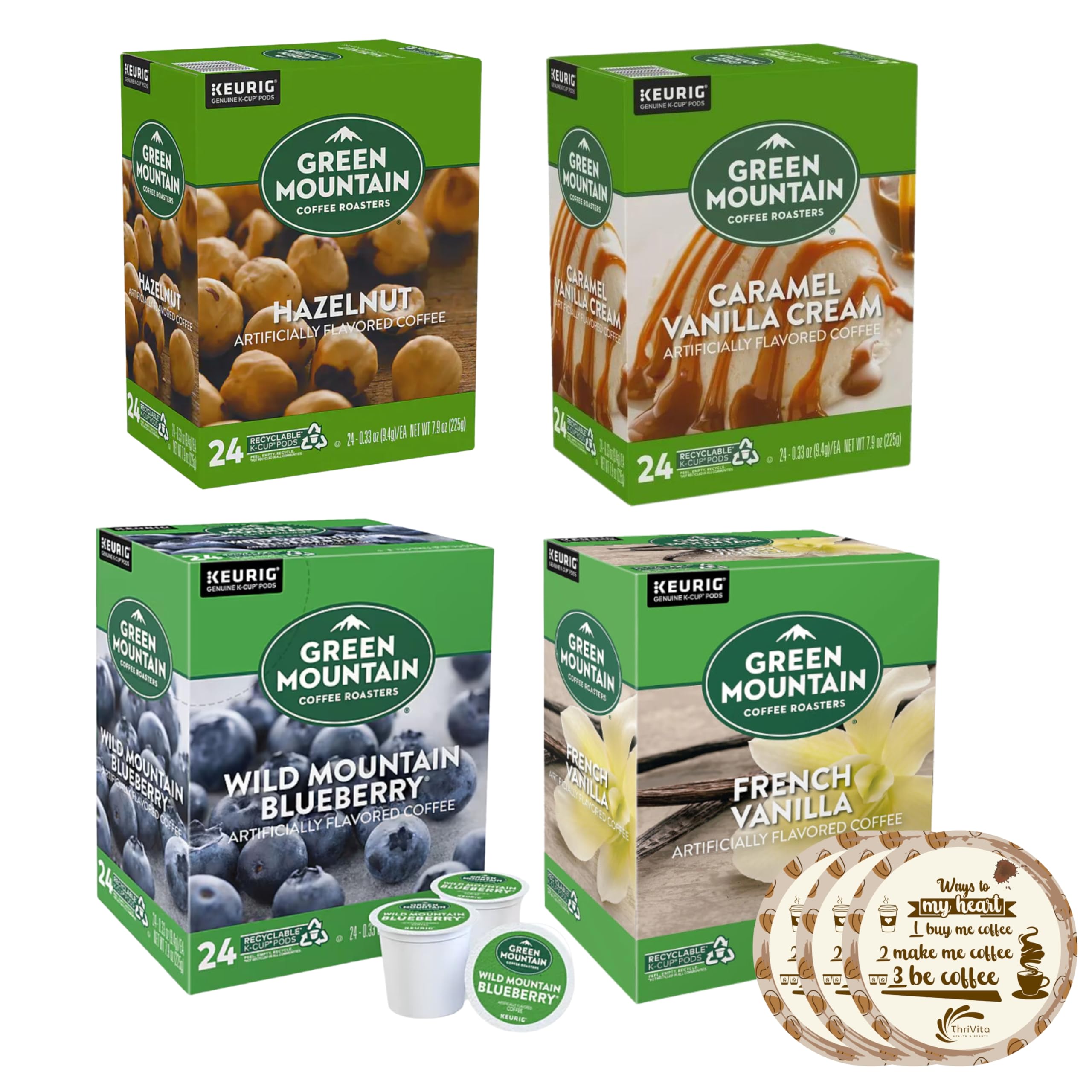 Coffee Pods Caramel Vanilla K Cups Green Mountain Coffee K Cups