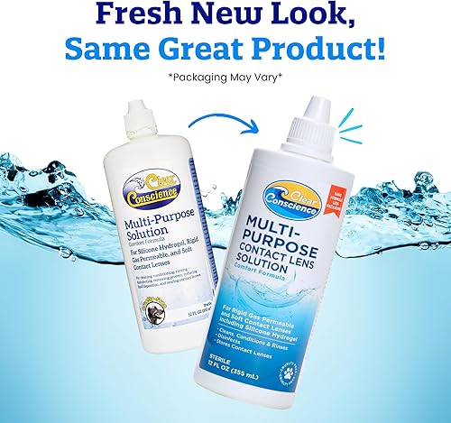 Miniatura 7 de CLEAR CONSCIENCE Contacto LEN SOLUTN Multi PURP, 12 OZ