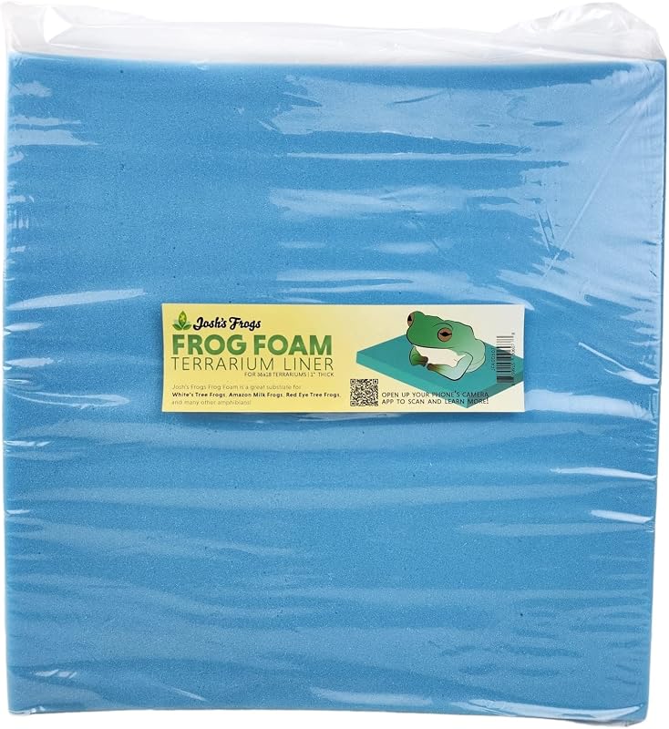 Substrato de Espuma Azul para Terrário de Anfíbios Josh's Frogs – 2 Peças