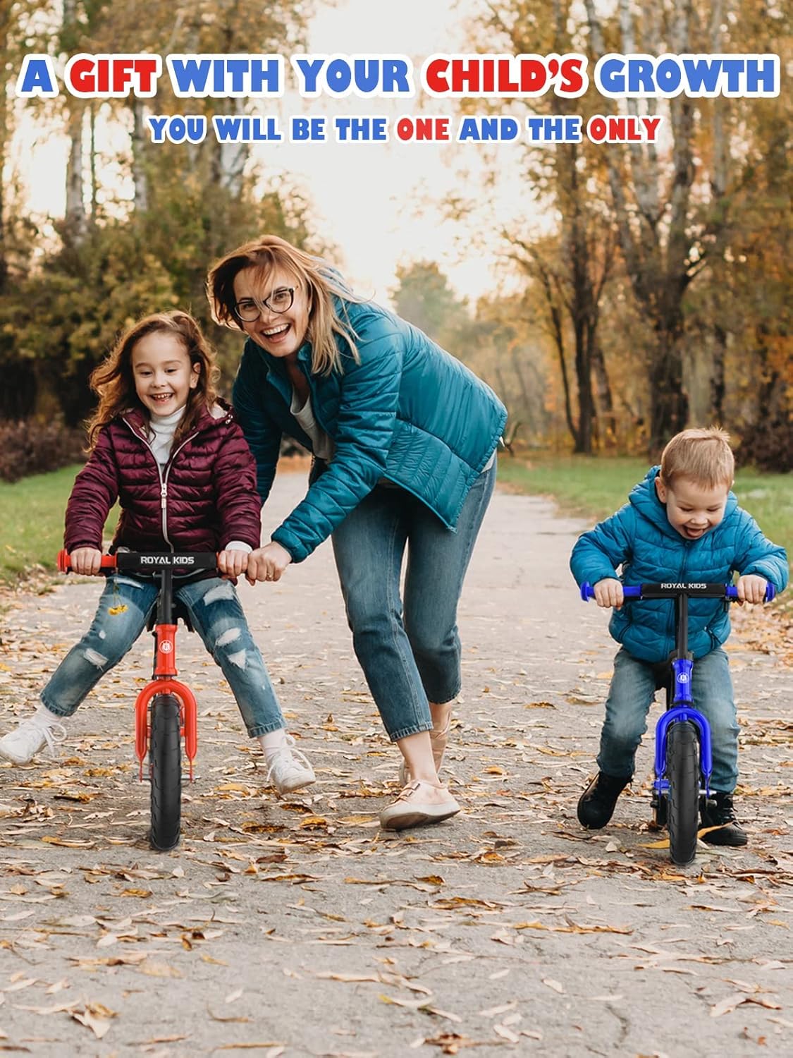 Royal Kids Balance Bike for 2, 3, 4, 5 and 6 Years Old- No Pedal Push Training Bicycle : Everything Else