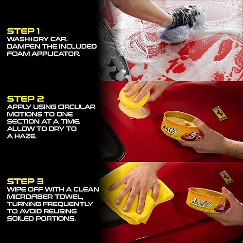 Miniatura 8 de Formula 1 Carnauba - Pasta de cera para automóvil, brillo de alto brillo, pulido para detalles de automóviles para brillar y proteger, elimina