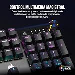 CORSAIR K70 CORE RGB Clavier mécanique de jeu filaire avec Palmrest – Préludées MLX Interrupteurs linéaires rouges, SOCD, ABS Casques-clés à double touche, abaissement du son, cadran de contrôle des médias, QWERTY NA – noir