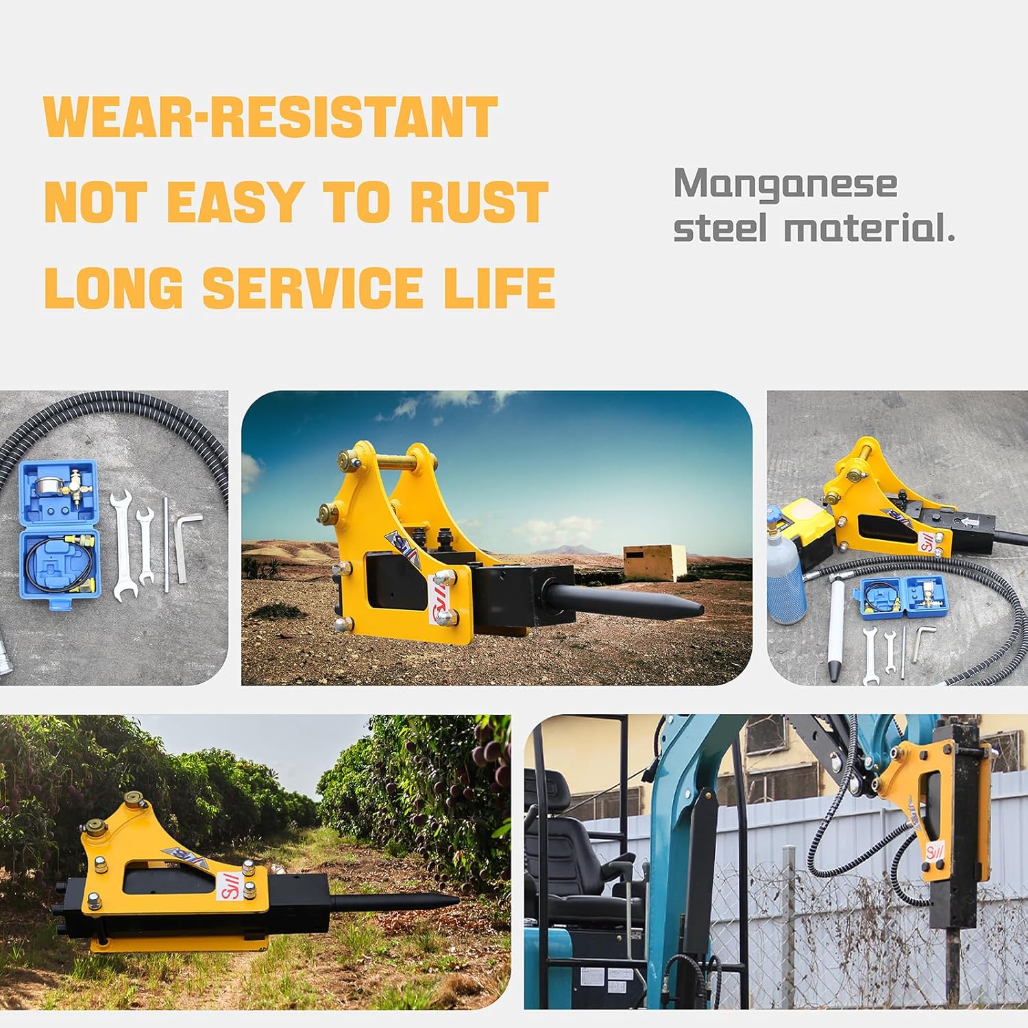 Excavator Hydraulic Breaker, Mini Excavator Hydraulic Hammer Breaker ...