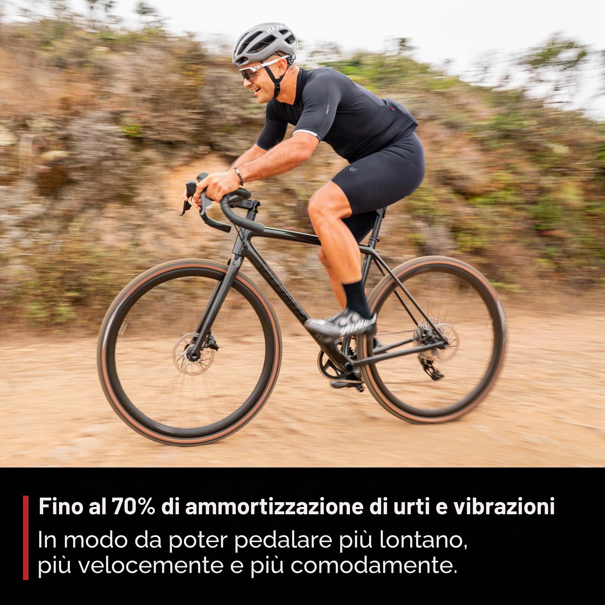 REDSHIFT – ShockStop PRO Attacco Manubrio Ammortizzato per Bici da Corsa, Attacco Antivibrazioni per MTB, Gravel, E-Bike e Ibride