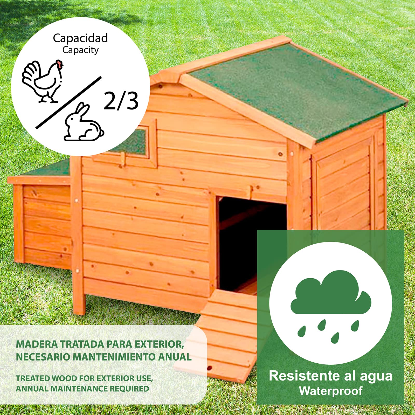 Gardiun KSU12887 - Kurnik z drewna Ohio