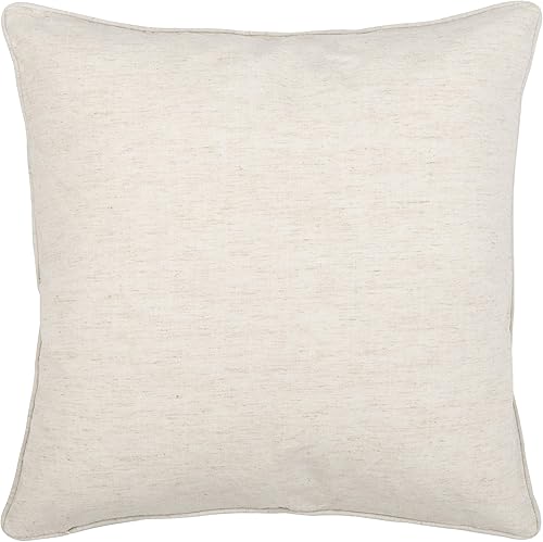 Miniatura 3 de SAFAVIEH Home Renti - Almohada decorativa natural y negra con llave griega de 20 pulgadas