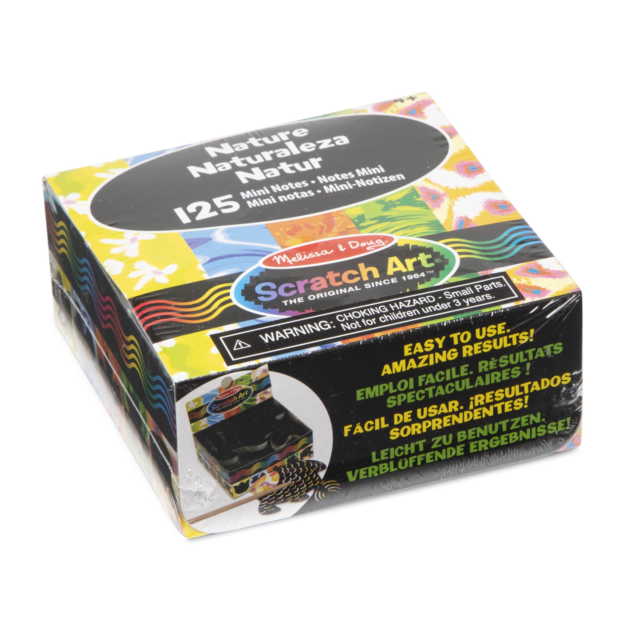 Nature Mini Notes, Scratch Art for Kids, Arts & Crafts for kids, Rainbow Scratch Art for Kids, 4+, Gift for Boy or Girl